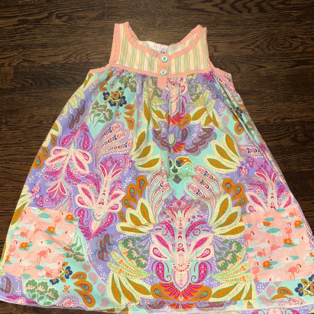 Matilda Jane Multicolor Paisley Kids Dress